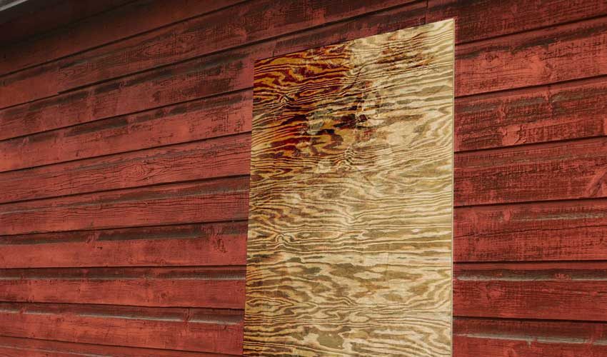 how to board up abandoned houses