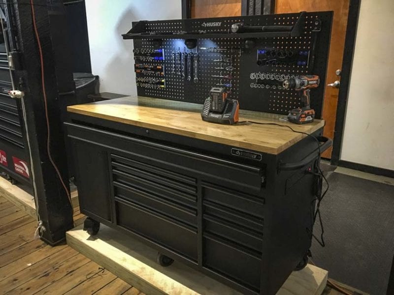 Home Depot event Husky tool box