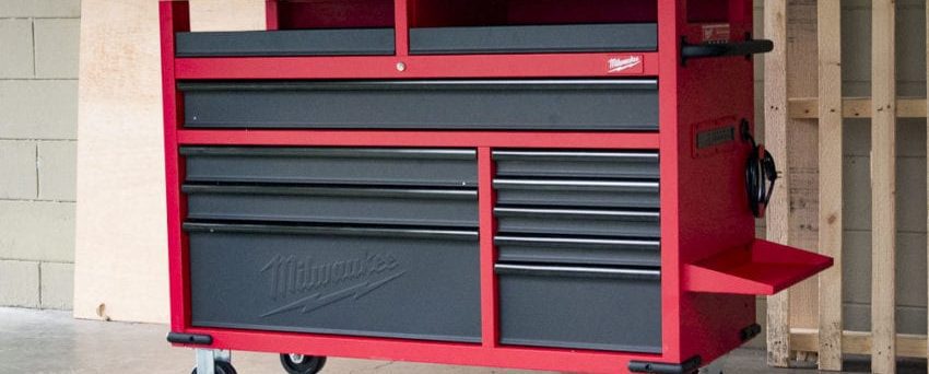 Milwaukee 52-Inch Mobile best garage work bench