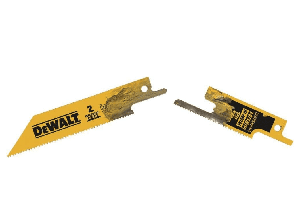 Dewalt breakaway reciprocating saw blades