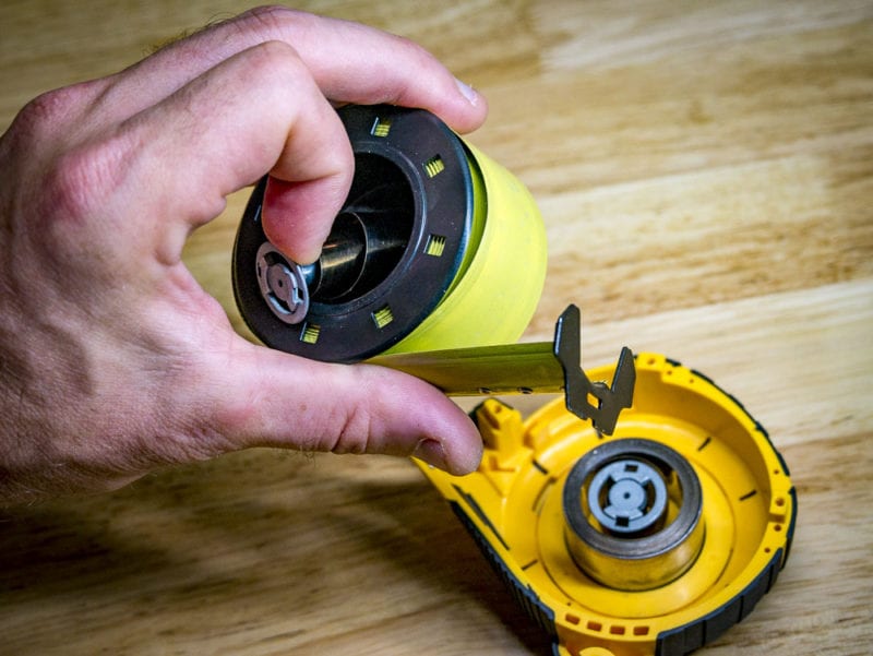 removing the coil tape