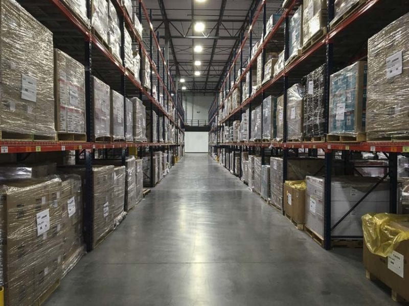 Makita Dallas warehouse racks