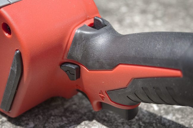 Milwaukee M12 Plastic Pipe Shear Controls