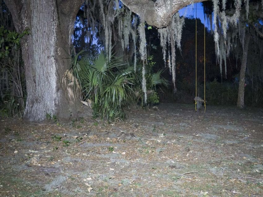 Under Oak Tree - Exmark Lights ON