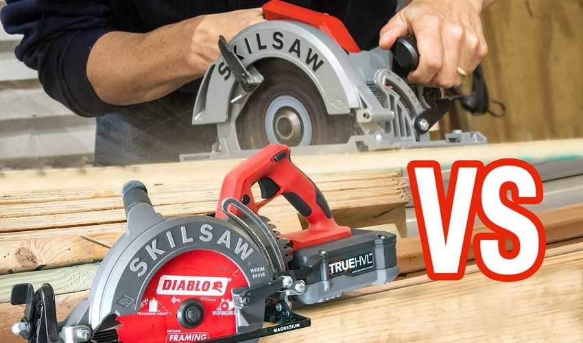sidewinder vs worm drive circular saws