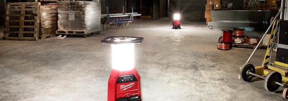 Milwaukee M18 Radius Site Light tower charger One-Key