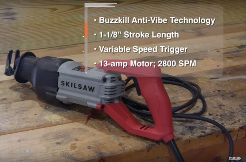 Skilsaw Buzzkill 13-Amp Reciprocating Saw