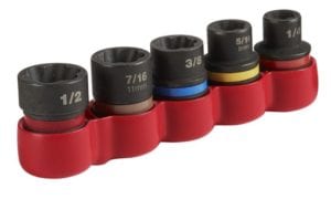 Milwaukee Shockwave Impact Extractor Set