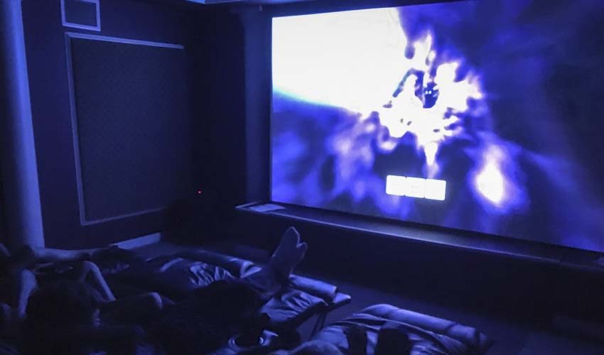 How to Build a Home Theater with Hidden Speakers