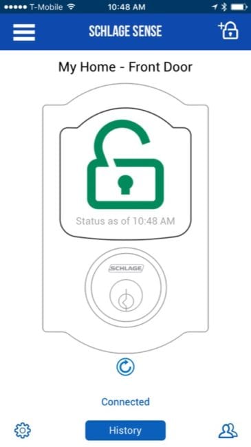 Schlage Sense iOS app