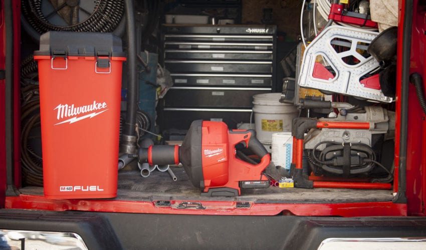 Milwaukee M18 Fuel Drain Snake with Cable Drive