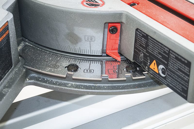 steel plate miter detents