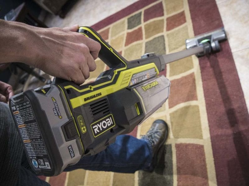 Ryobi EverCharge 18V Stick Vacuum