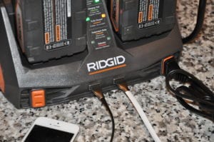 Ridgid Dual-Port Charger