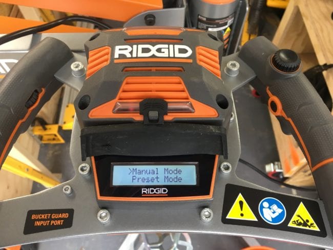 Ridgid Dual Paddle Programmable Mud Mixer