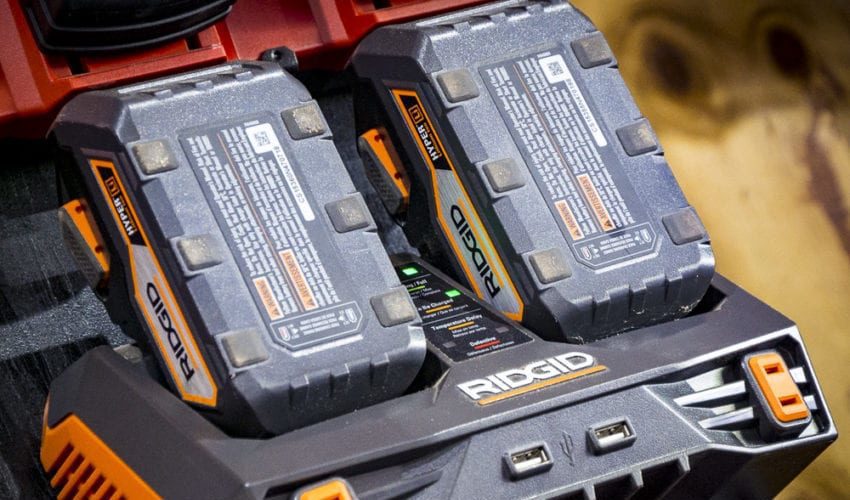 Ridgid Dual-Port Charger