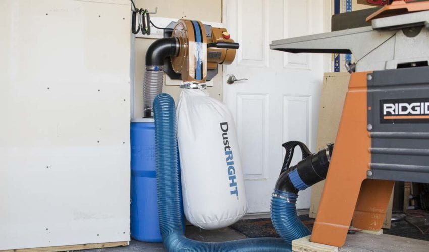 Dust Right Wall Mount Dust Collector: Model TADC-34WN