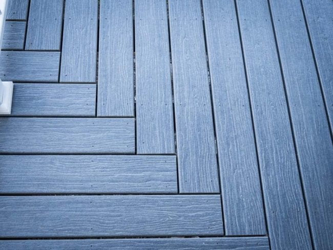 Herringbone Pattern on the Corner