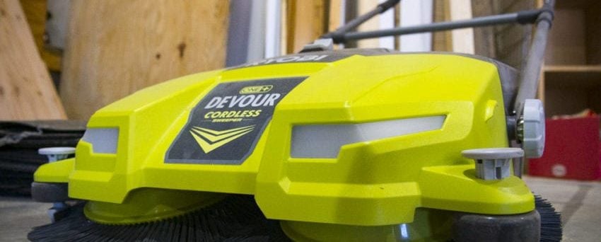 Ryobi Devour Cordless Sweeper Review