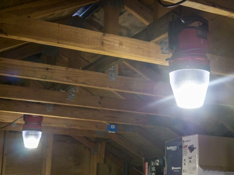 Milwaukee Radius LED High Bay Light installed