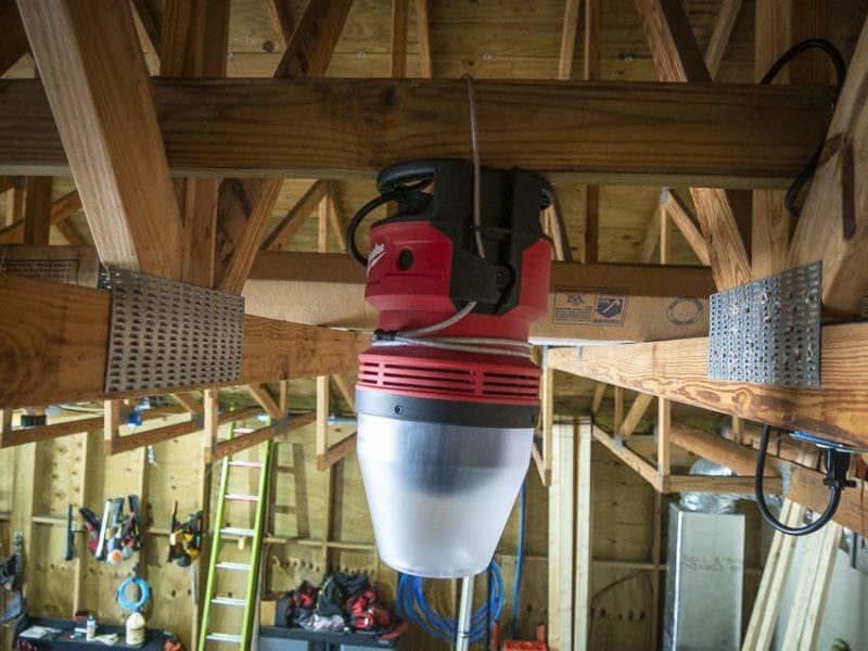 Milwaukee temporary High Bay Light