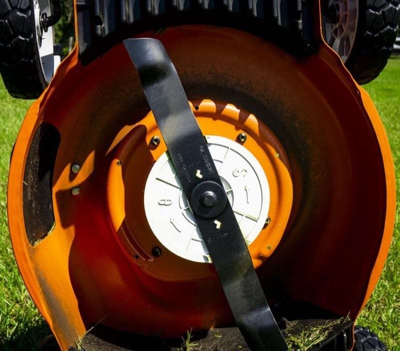 Stihl RMA 460 blade steel deck