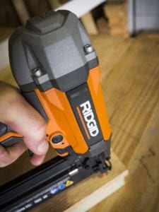 Ridgid 18-Gauge Finish Nailer with Clean Drive R213BNF