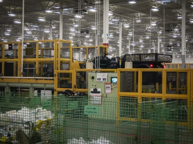 Sidekick main assembly line