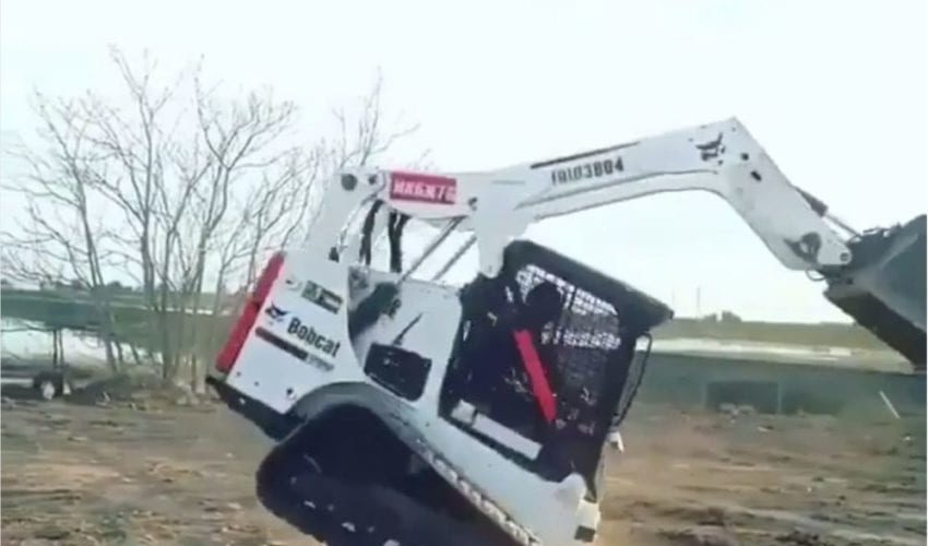 Sunday Morning Comics: Bobcat Operator Does the Moonwalk