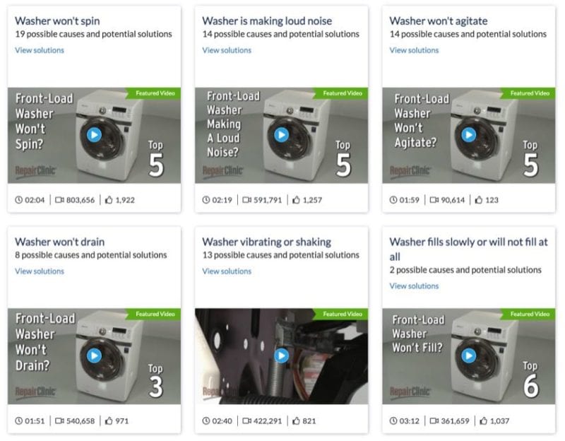 Repair Clinic DIY videos