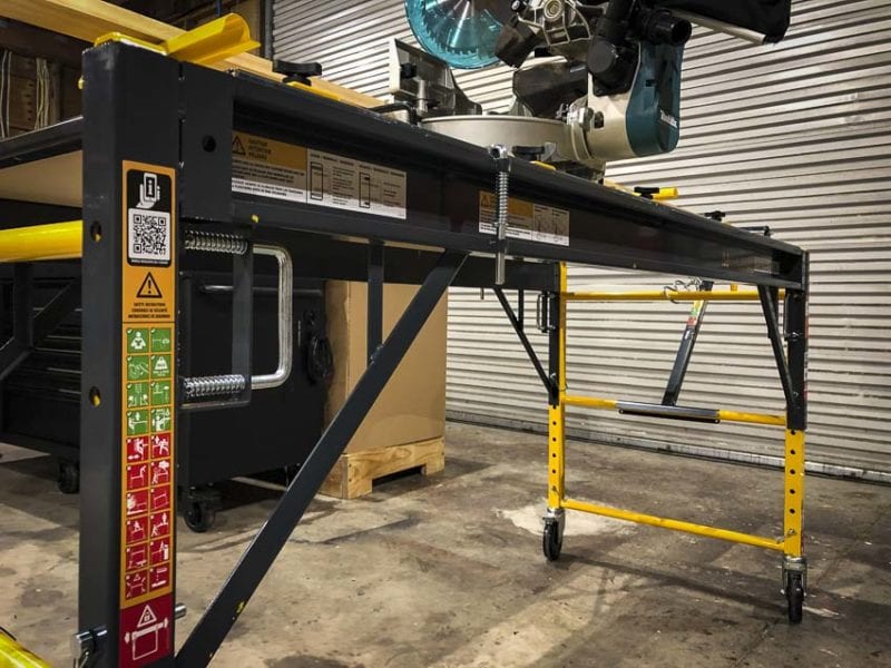 side brace interlocking pins