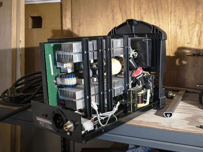 Lincoln Electric Welder TIG Cover Off