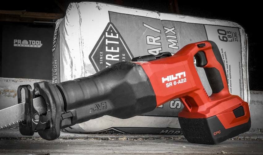 Hilti 22V Reciprocating Saw With AVR SR 6-A22 Review