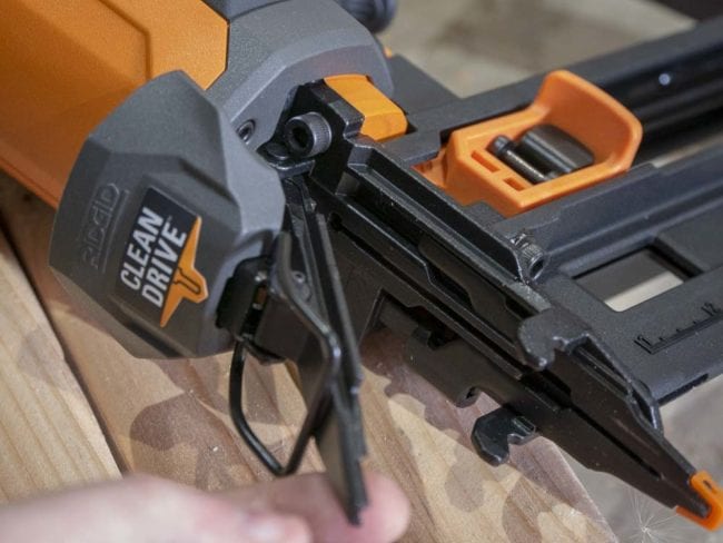 Ridgid 16-Gauge Straight Nailer with Clean Drive R250SFF