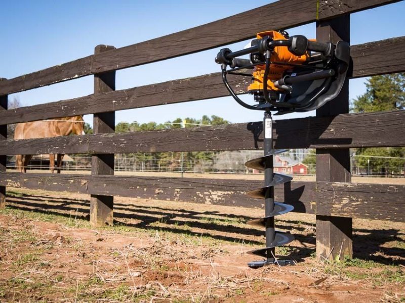 Stihl earth auger fence posts