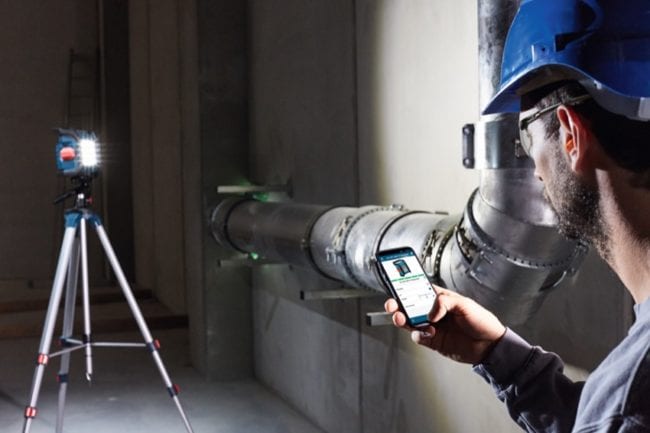 Bosch 1200-Lumen 18V Connected Light