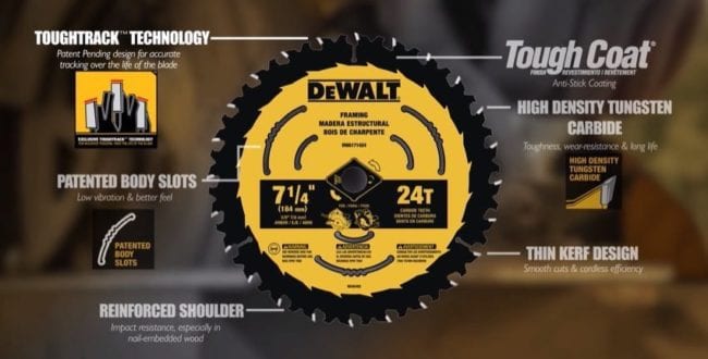 DeWalt Woodcutting Circular Saw Blades