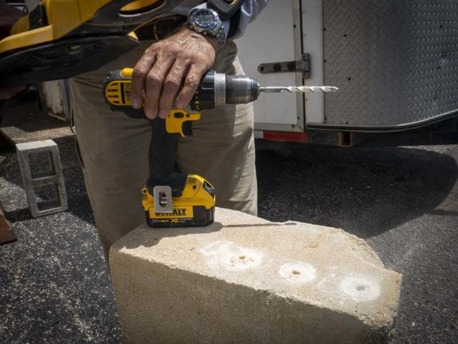 DeWalt FlexVolt dust extractor holes