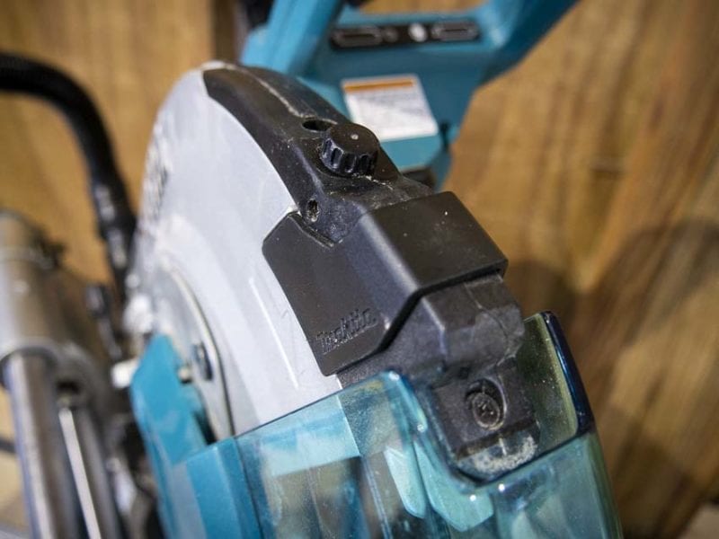 Makita XSL08 miter saw laser adjust