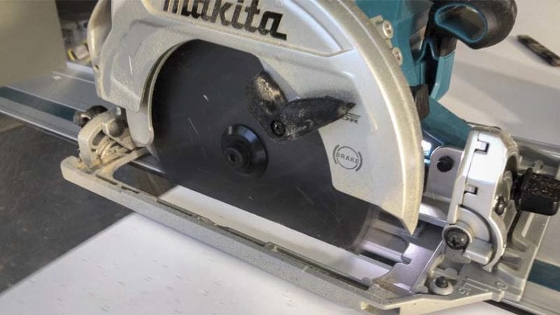 Makita framing track saw trim board