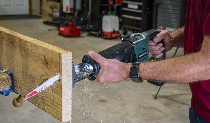Masterforce cordless brushless reciprocating saw