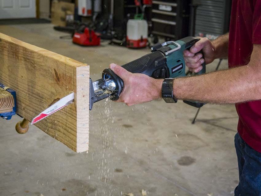 Masterforce cordless brushless reciprocating saw