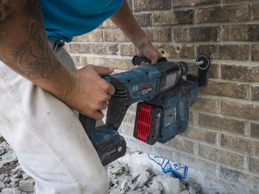 Bosch Bulldog Rotary Hammer drilling