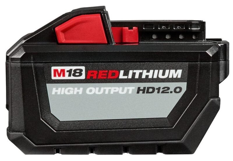 Milwaukee m18 high-output hd 18v 12ah battery 48-11-1812