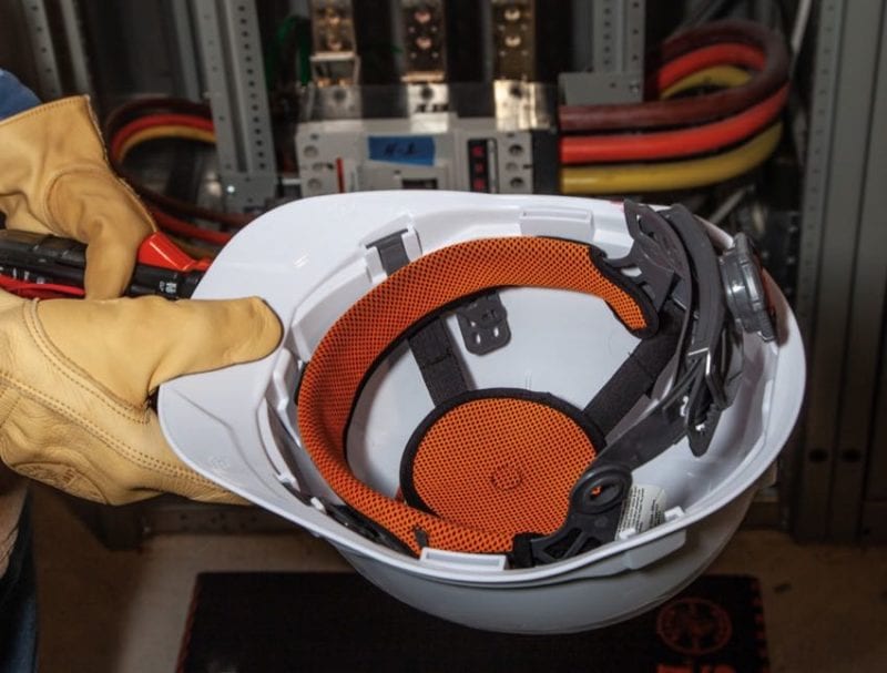 internal padding and adjustment knob