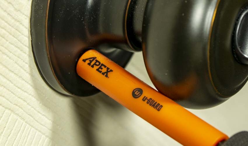 Apex u-Guard Door Handle Installation