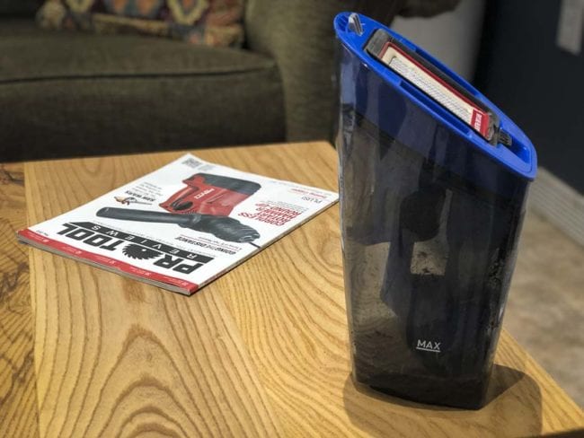 Hoover empty Jet tank