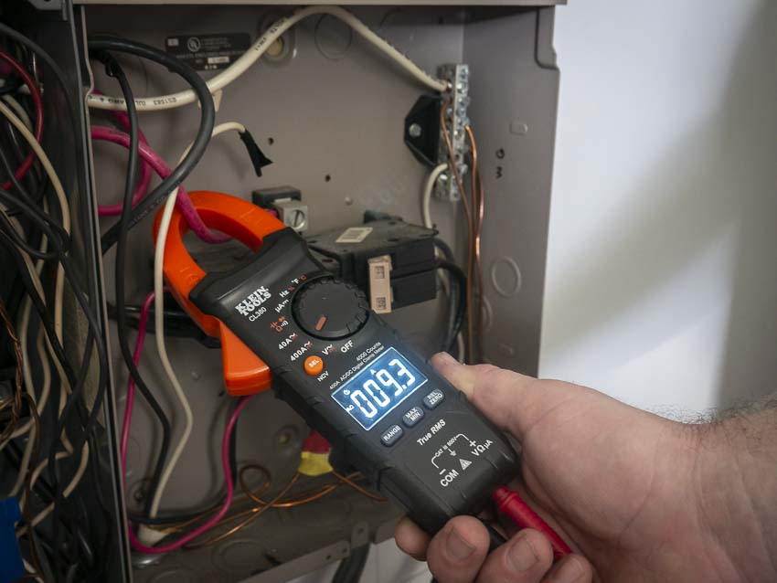 Klein CL380 clamp meter hard jaws