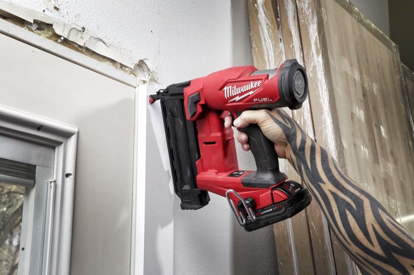 Milwaukee M18 FUEL 18ga finish nailer trim
