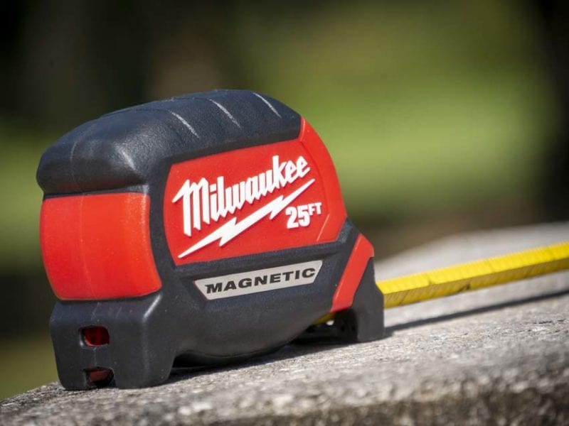 Milwaukee Wide Blade Tape Measures Have Longer Standout